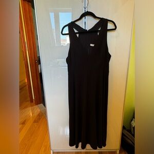 Halston black dress new with tags
